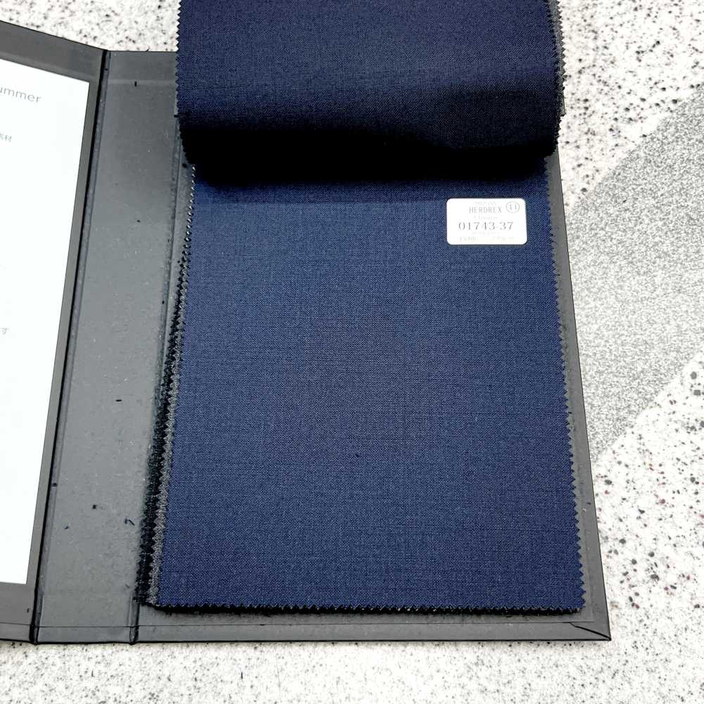 01743-37 25SSHERDREX [Classico] Classico Wool No Pattern Navy[Textile] Kunishima Co., Ltd.