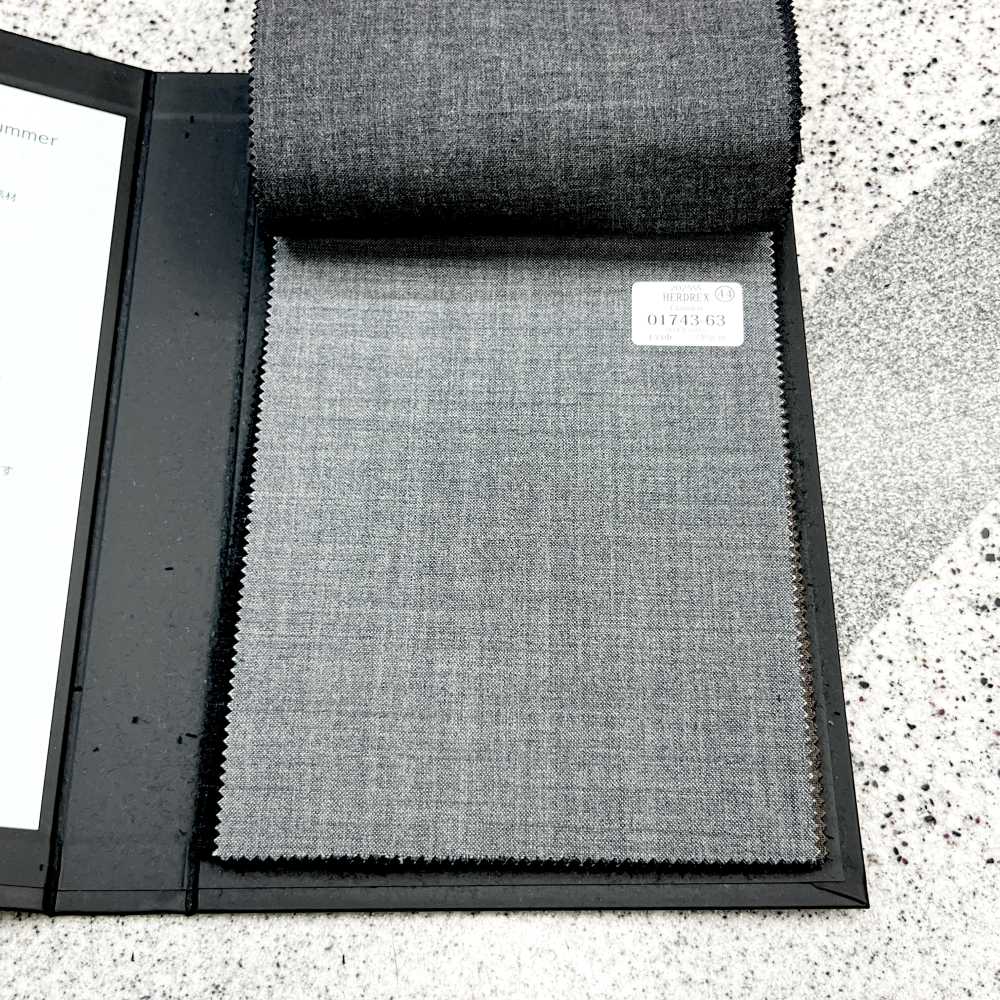 01743-63 25SSHERDREX [Classico] Classico Wool Shark Skin Light Gray[Textile] Kunishima Co., Ltd.