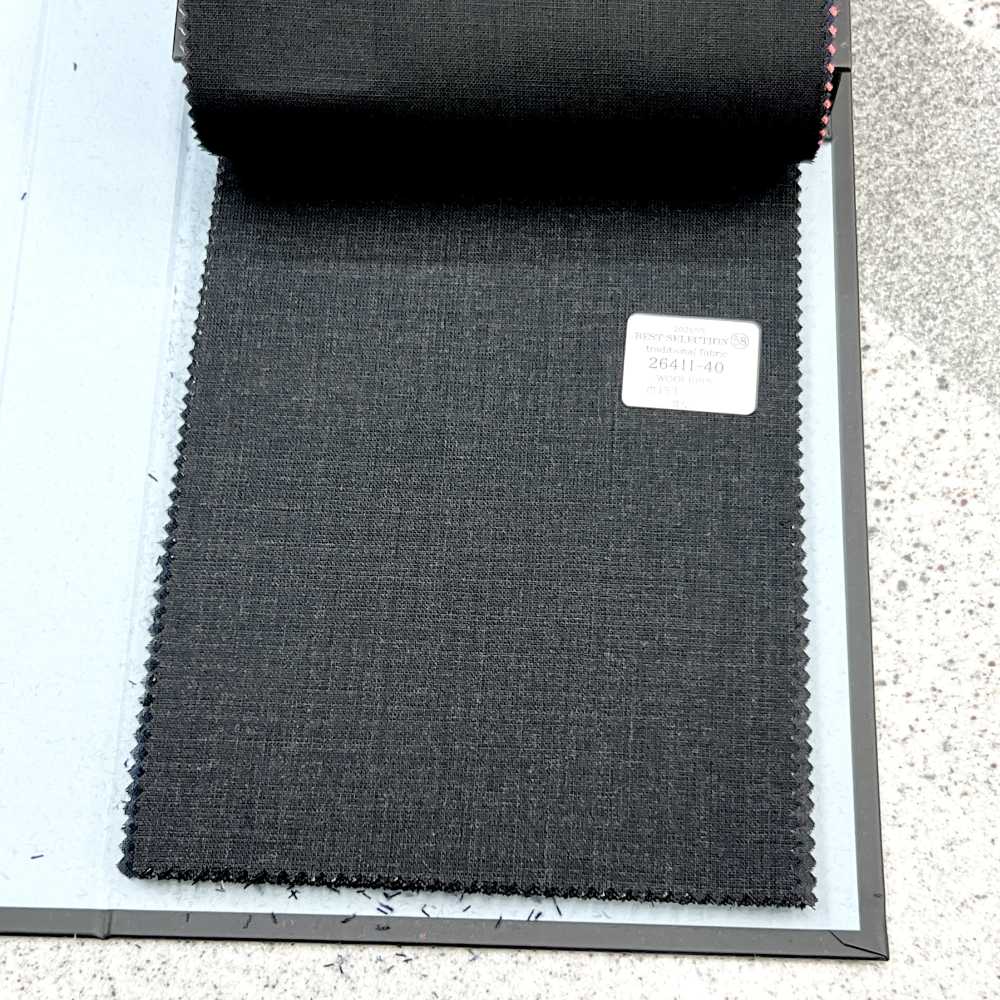 26411-40 25SS BEST SELECTION [traditional Fabric] Traditional Fabric Plain No Pattern Gray[Textile] Kunishima Co., Ltd.