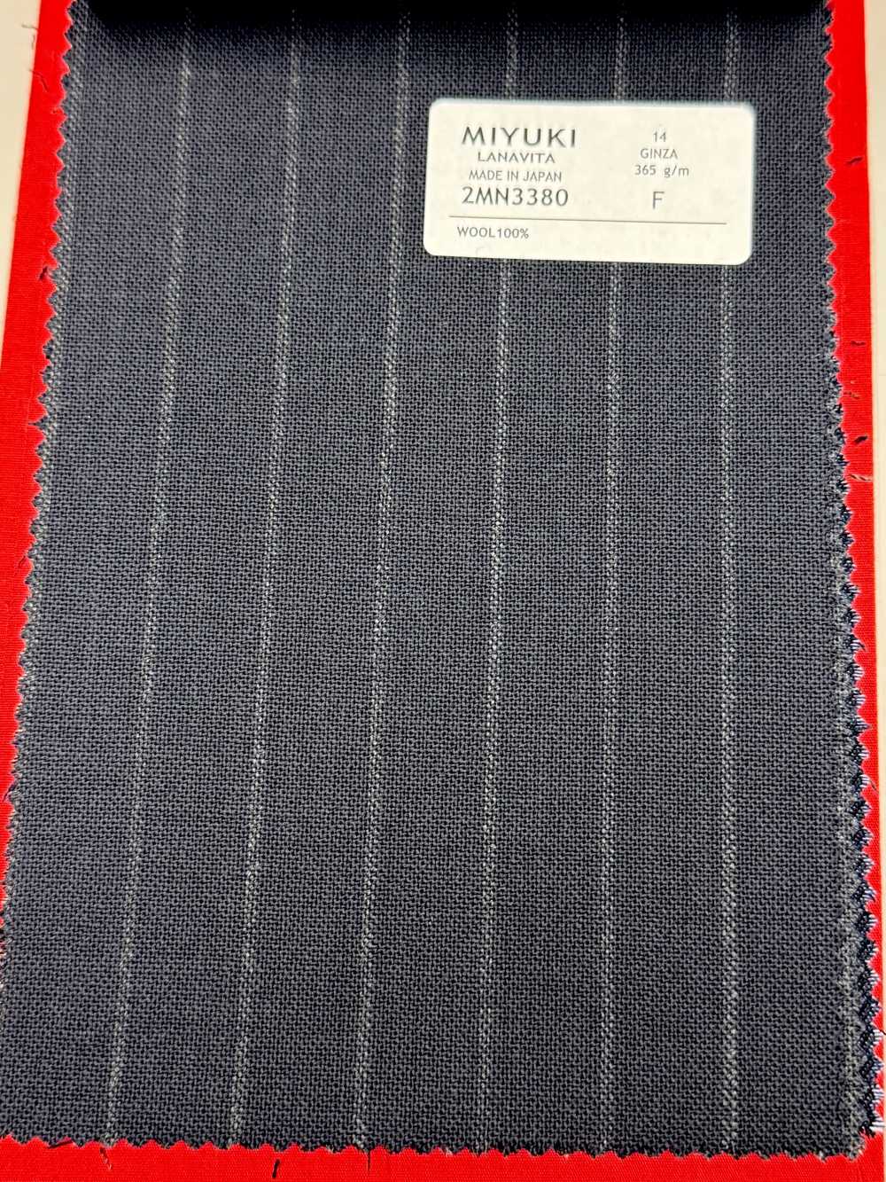 2MN3380 25SS Textile MIYUKI VARAIETES GINZA Navy Stripe Miyuki Keori (Miyuki)