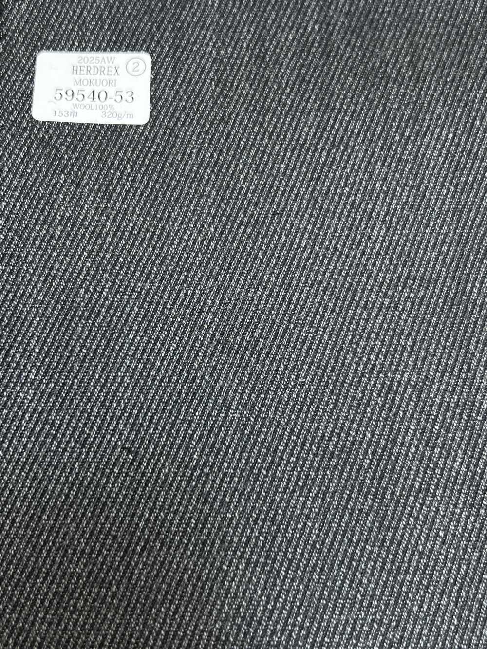 59540-53 25AW HERDREX [MOKUORI] Mokuori Kersey Twill Deodorant Wool[Textile] Kunishima Co., Ltd.