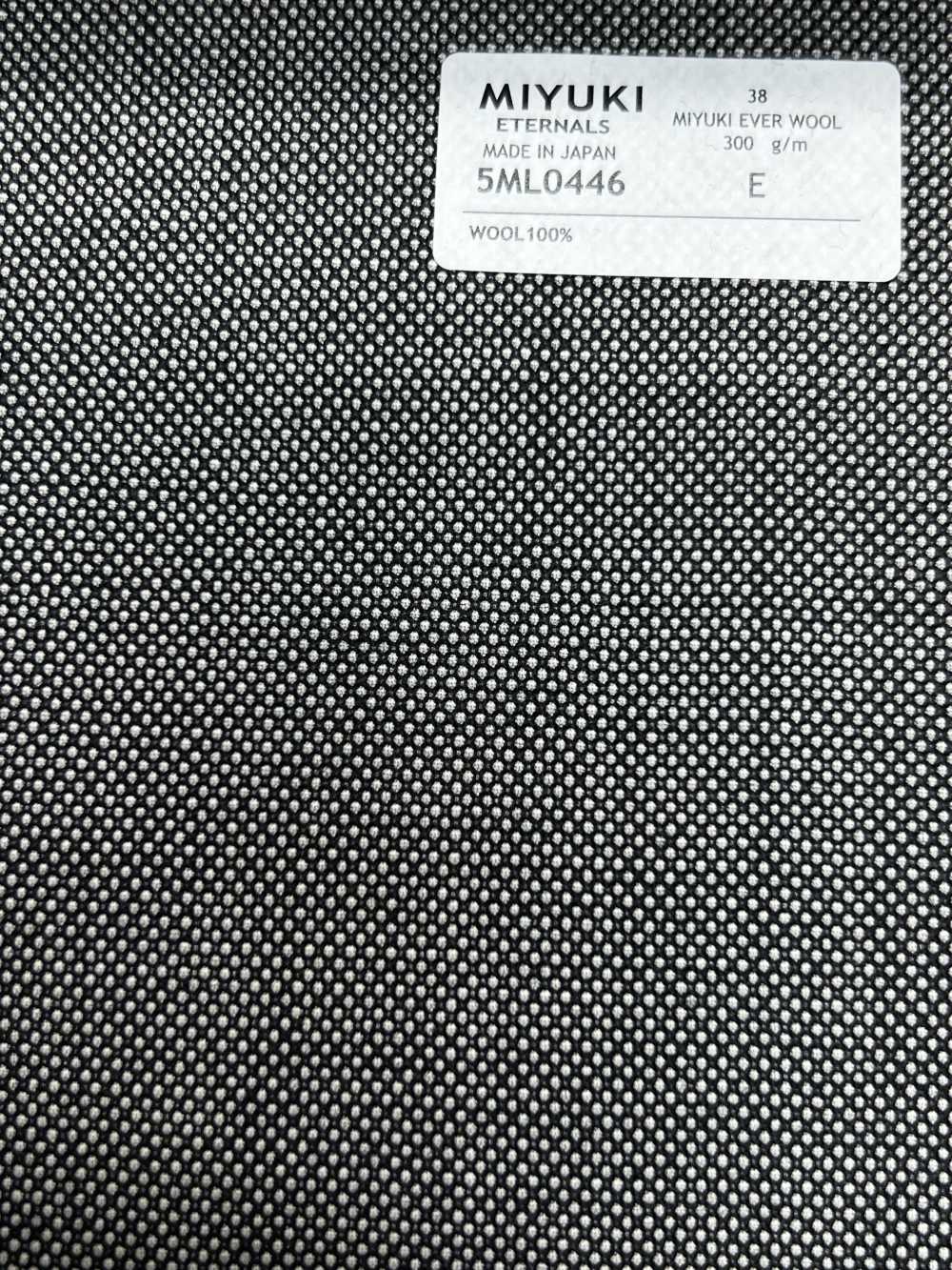 5ML0446 MIYUKI EVER WOOL Birth Eye Gray[Textile] Miyuki Woolen Mills