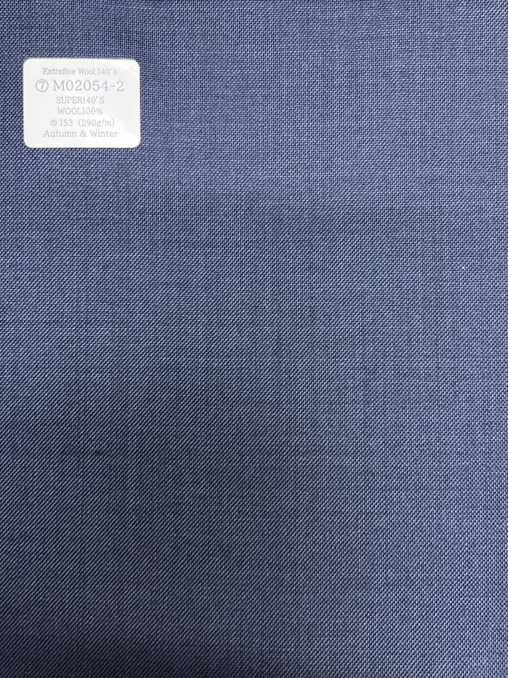 M02054-2 KUNISHIMA1850 Exclusive Line 【Extrafine Wool 140’s】 Blue Sharkskin[Textile] Kunishima Co., Ltd.