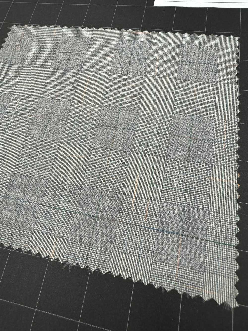 1AGA36-13 [Limited Stock] Nikke Textile Textile Super100's Kasuri Tropical Glen Check NIKKE