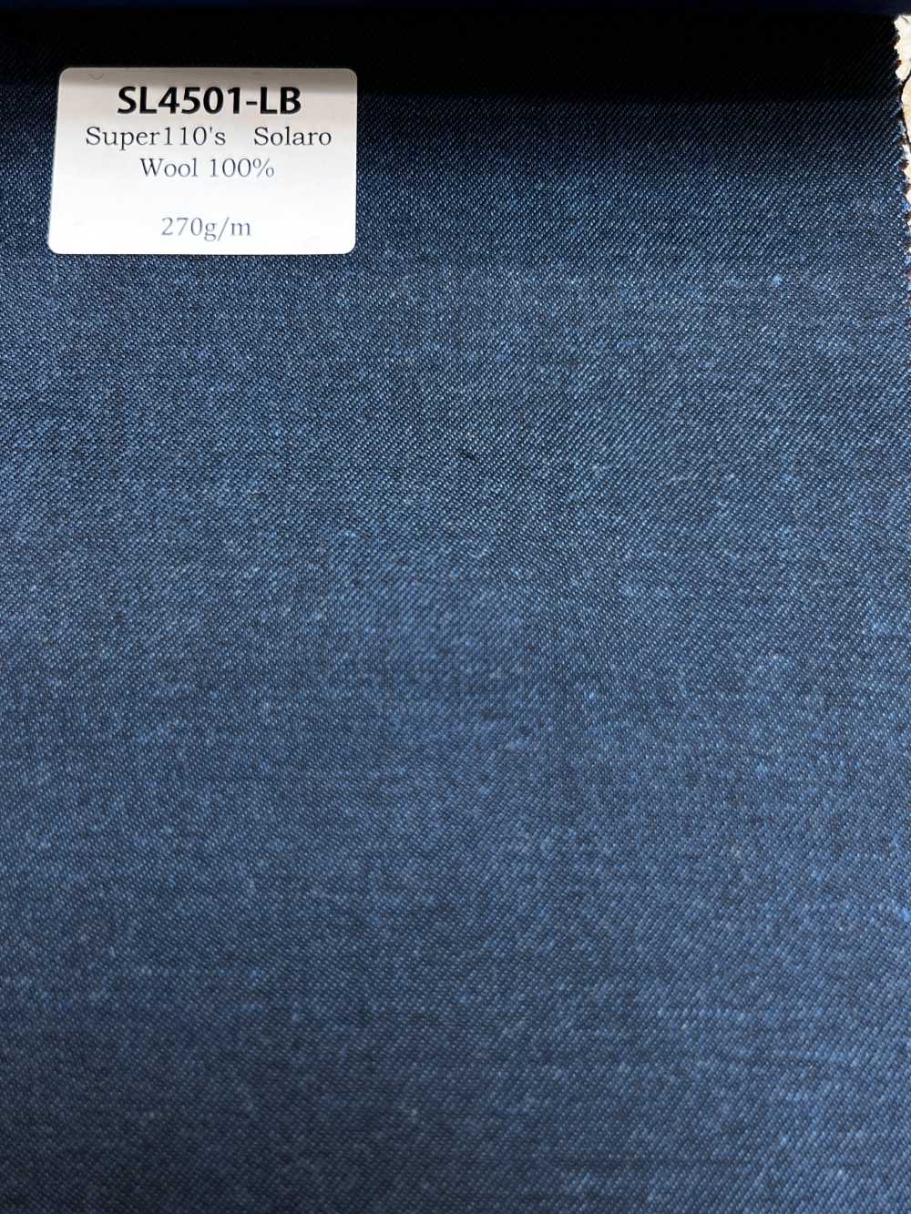SL4501-LB Standard Made In Japan Super 110's Single-Ply Tamamushi Wool Stretch Light Blue[Textile]