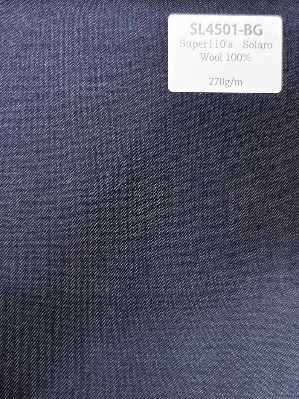 SL4501-BG Standard Japanese-made Super110’s Iridescent Wool Stretch Blue Gray[Textile] HOSOI SYOJI