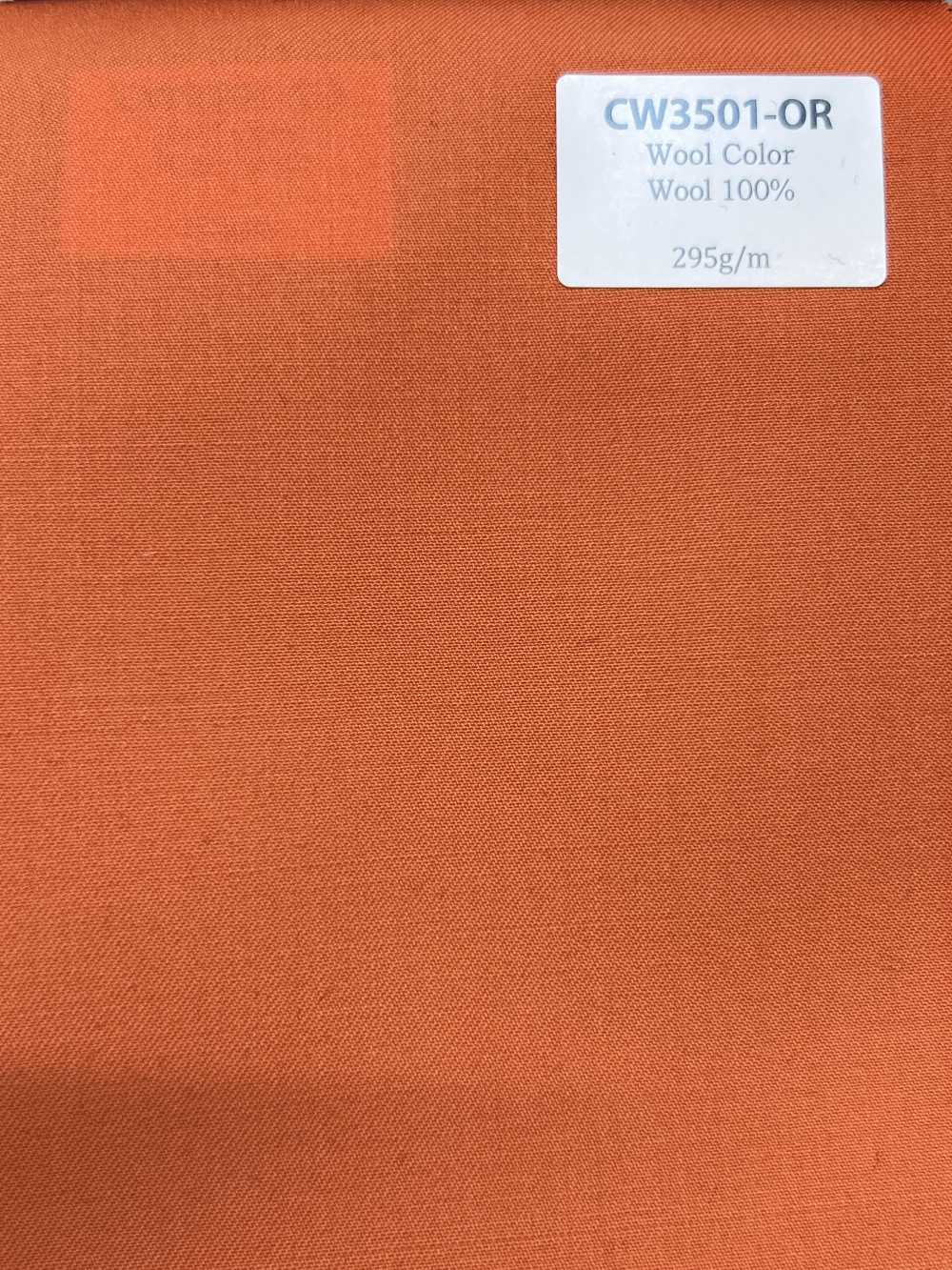 CW3501-OR Classic Japanese-Made Wool Color Collection Orange[Textile] HOSOI SYOJI