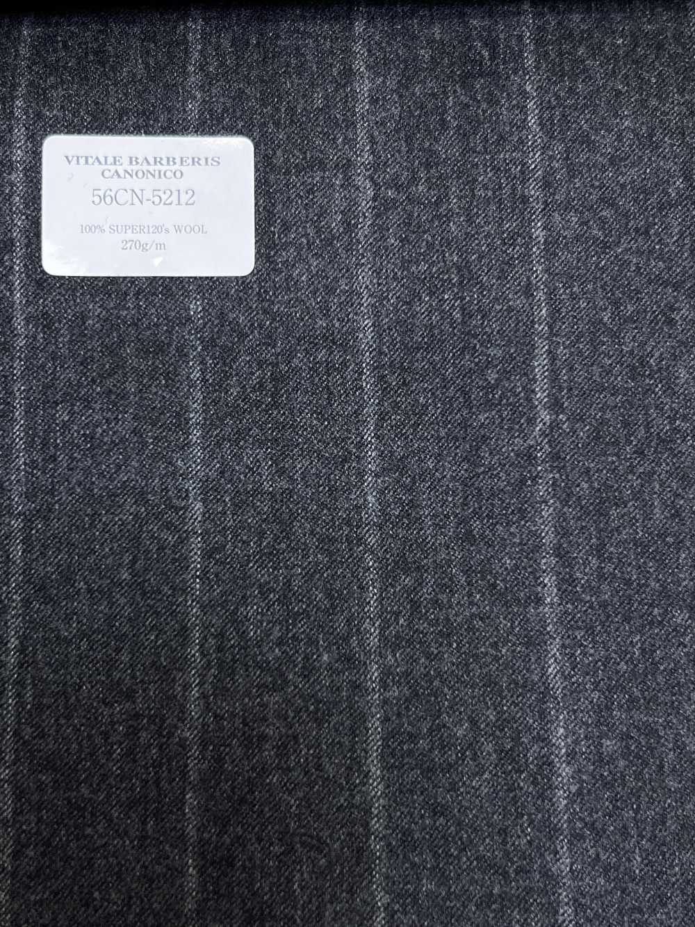 56CN5212 CANONICO (Canonic) FLANNEL CLASSICS Gray Stripe[Textile] CANONICO