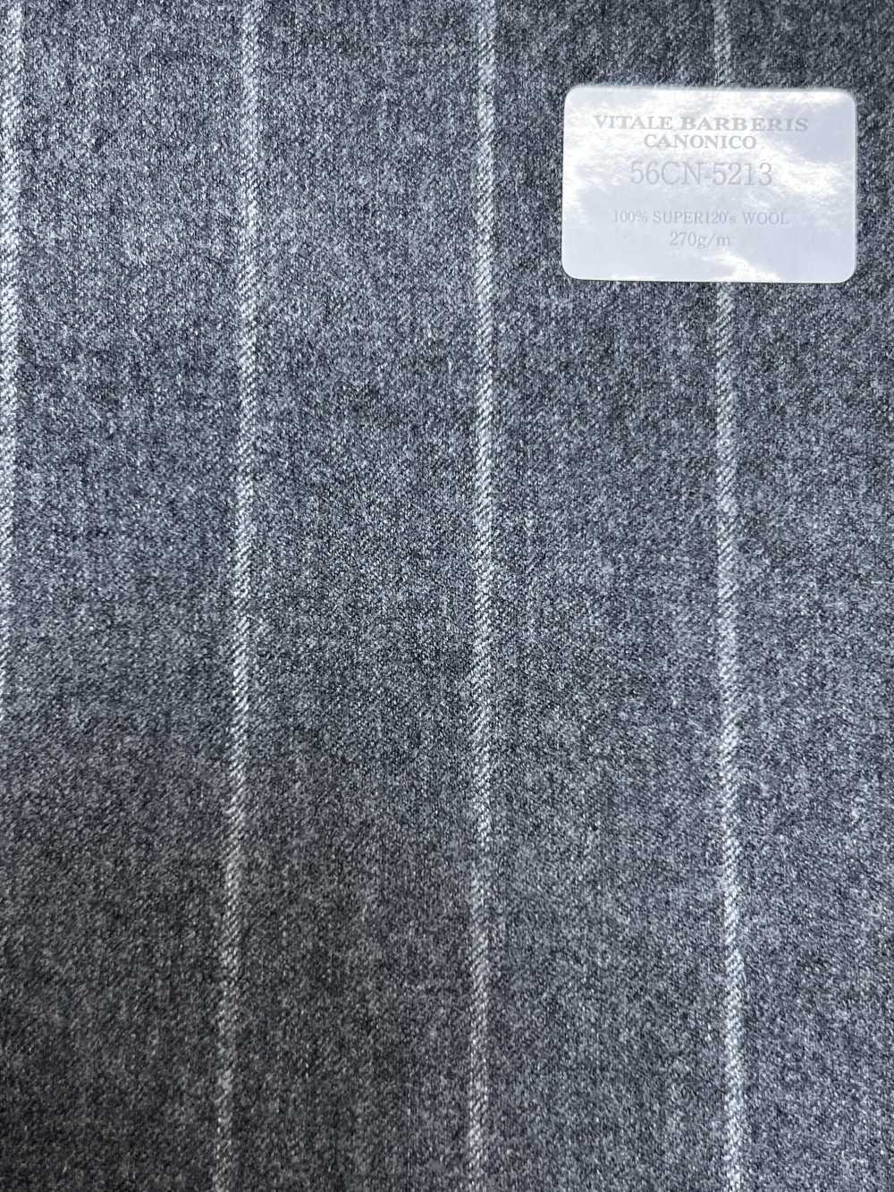 56CN5213 CANONICO (Canonico) FLANNEL CLASSICS Light Gray Stripe[Textile] CANONICO