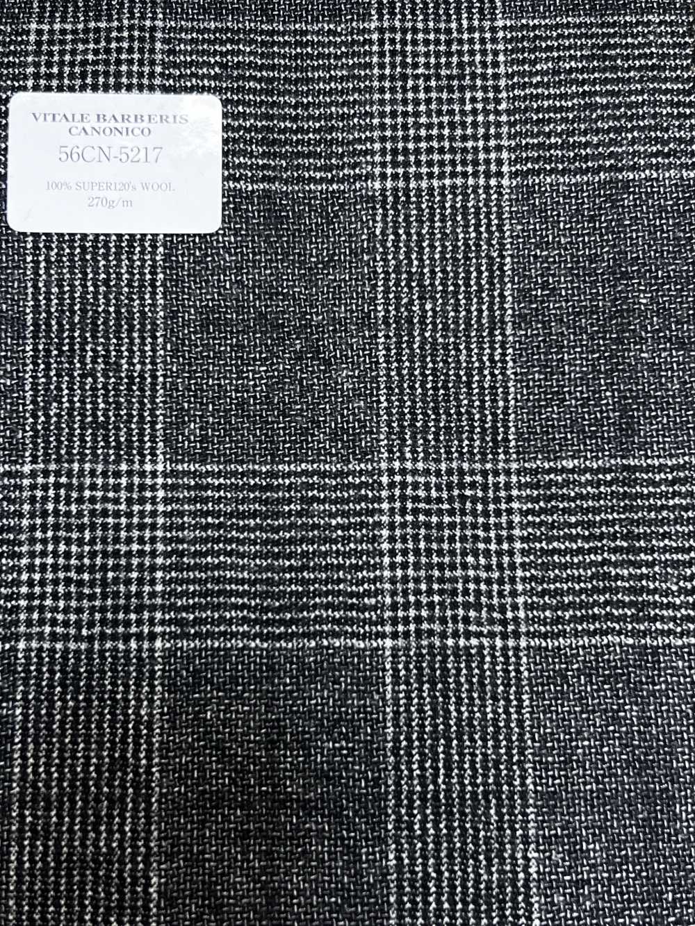 56CN5217 CANONICO (Canonico) FLANNEL CLASSICS Black Glen Check[Textile] CANONICO