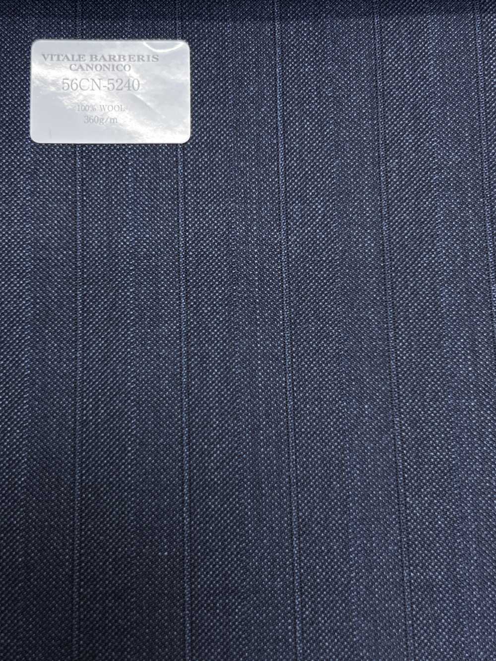 56CN5240 CANONICO Traditional Worsted 21 Dark Navy Shadow Stripe[Textile] CANONICO