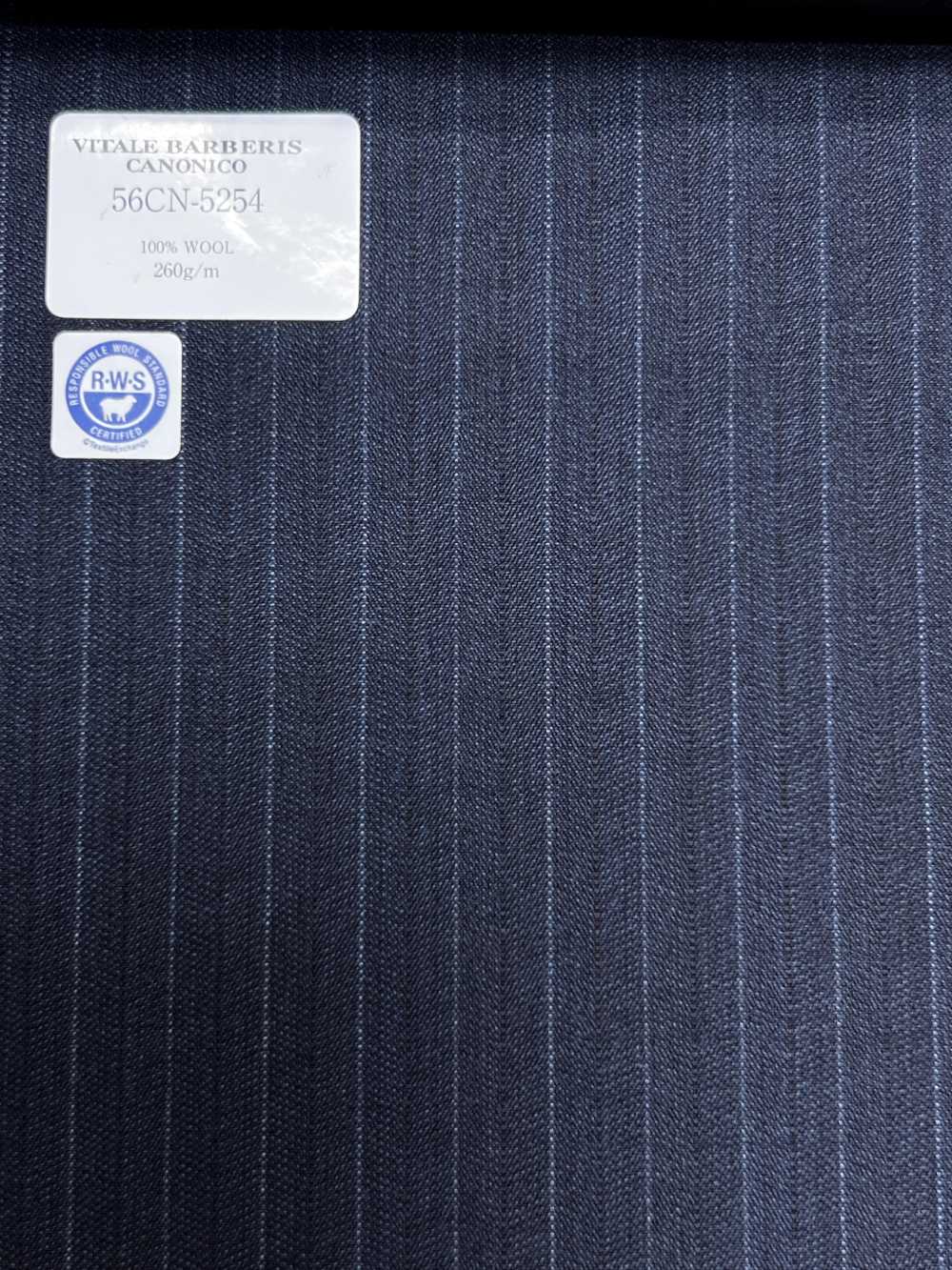 56CN5254 CANONICO RWS 21 PRUNELLE Navy Blue Stripe[Textile] CANONICO