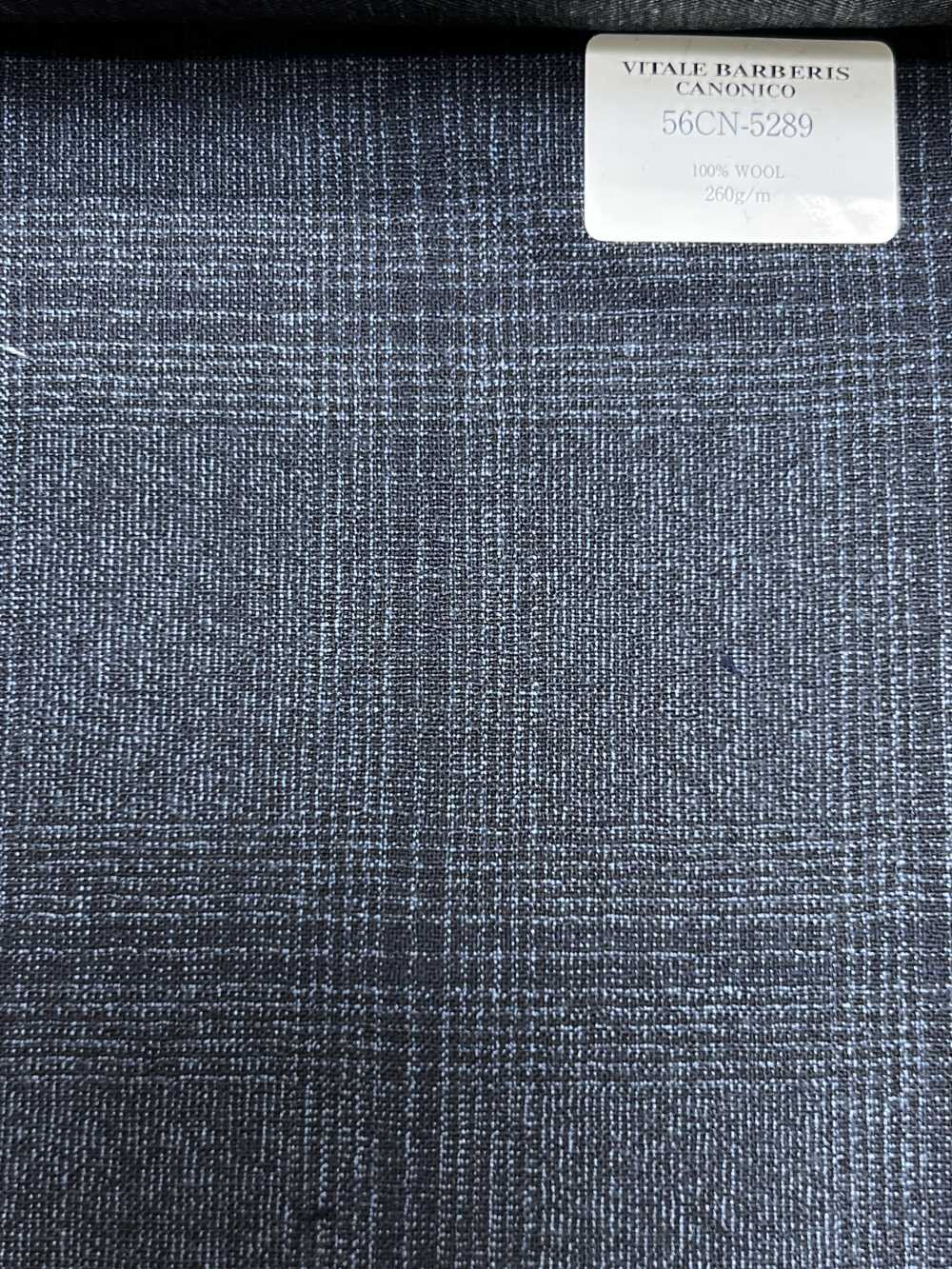 56CN5289 CANONICO MILLED TROPICAL Navy Blue Glen Check[Textile] CANONICO