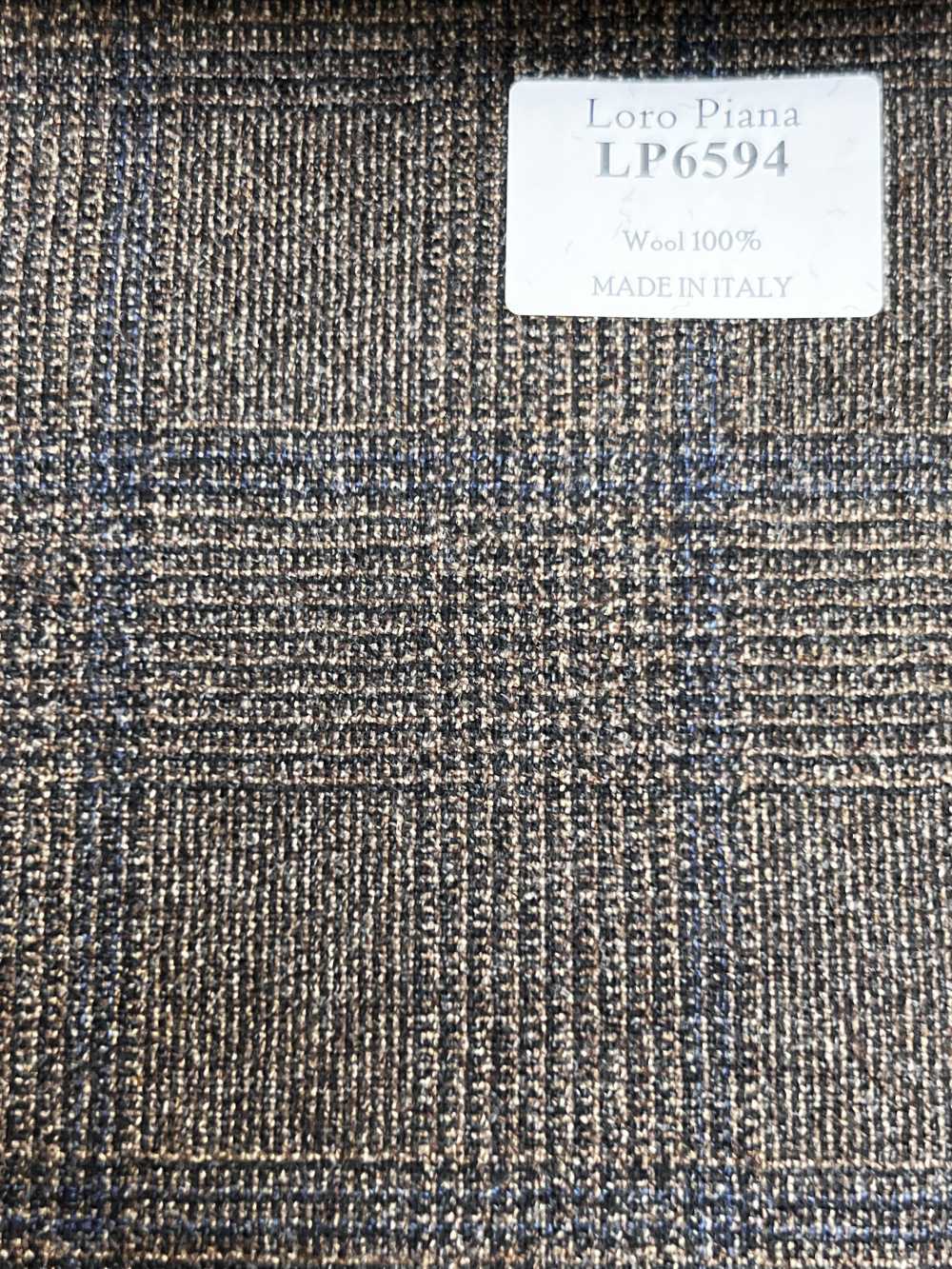 LP6594 Loro Piana Brown Check[Fabric] HOSOI SYOJI