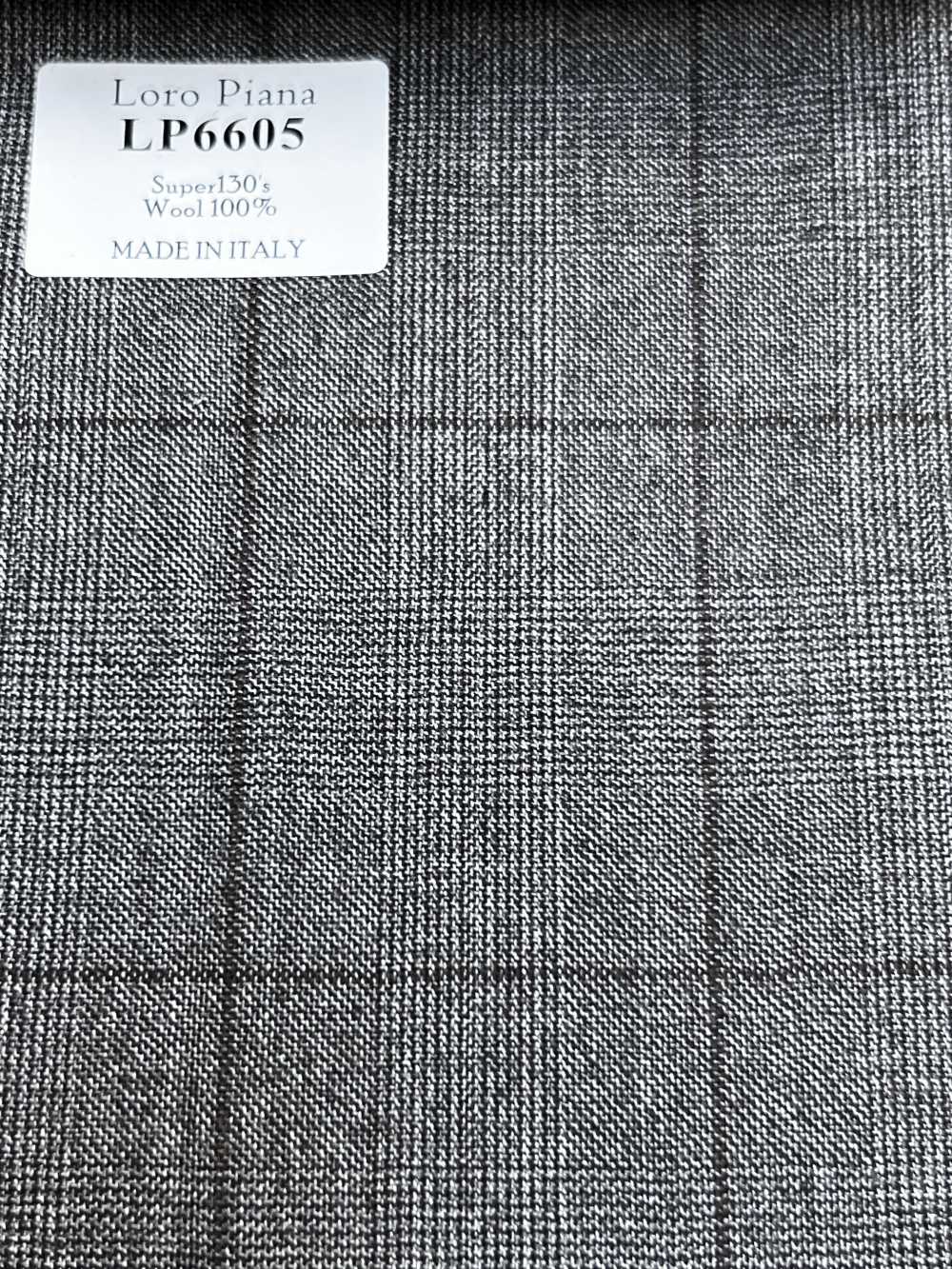 LP6605 Loro Piana Super130's Brown Check[Fabric] HOSOI SYOJI