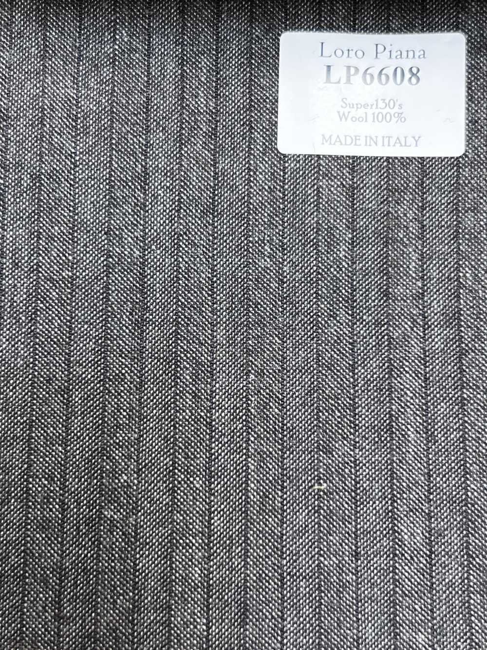 LP6608 Loro Piana Super130's Brown Stripe[Fabric] HOSOI SYOJI