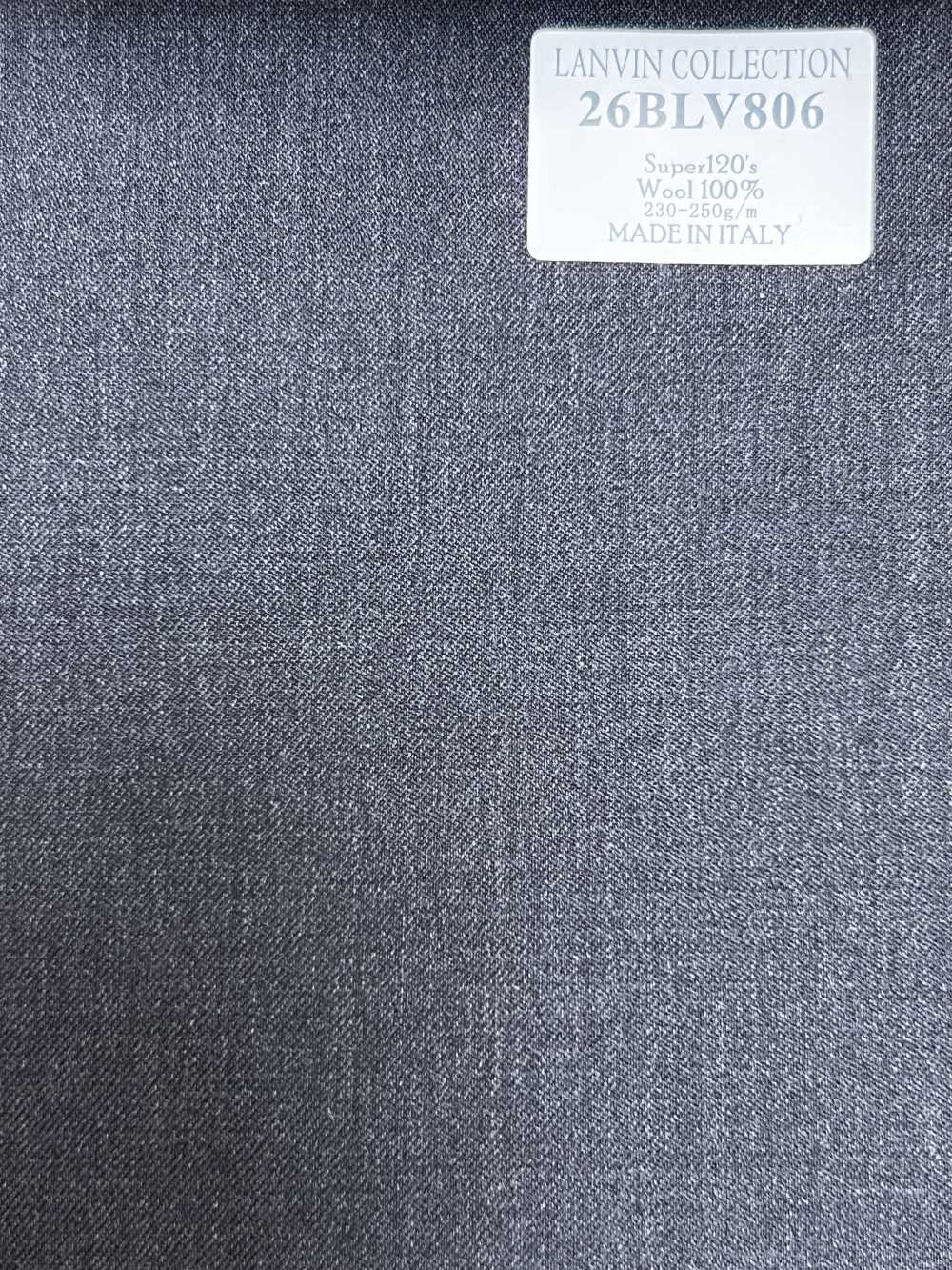 26BLV806 LANVIN COLLECTION Super120's Gray No Pattern[Fabric] HOSOI SYOJI