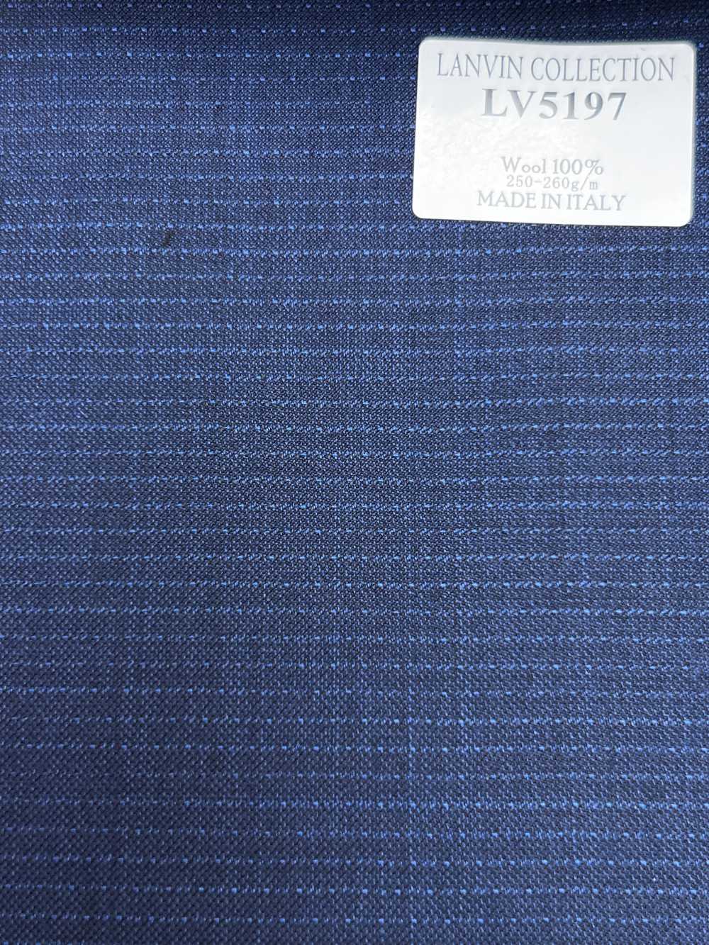 LV5197 LANVIN COLLECTION Navy Blue Horizontal Stripes[Textile] HOSOI SYOJI