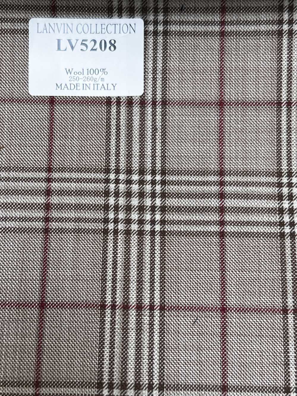 LV5208 LANVIN COLLECTION Beige Glen Check[Textile] HOSOI SYOJI
