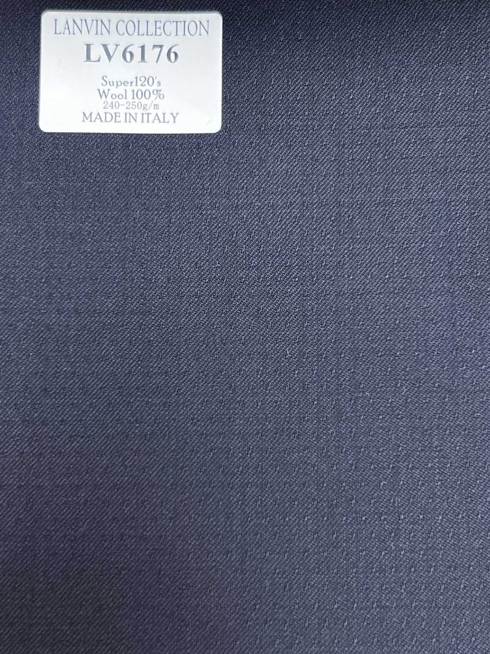 LV6176 LANVIN COLLECTION Super120's Dark Navy Dots[Textile] HOSOI SYOJI