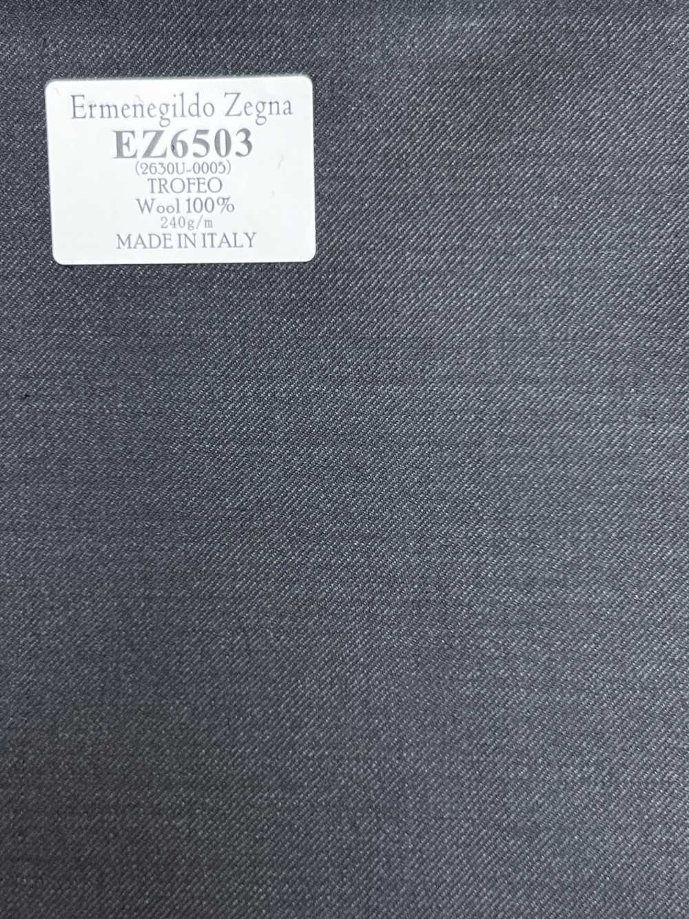 EZ6503 Ermenegildo Zegna TROFEO Dark Gray Solid[Fabric] HOSOI SYOJI