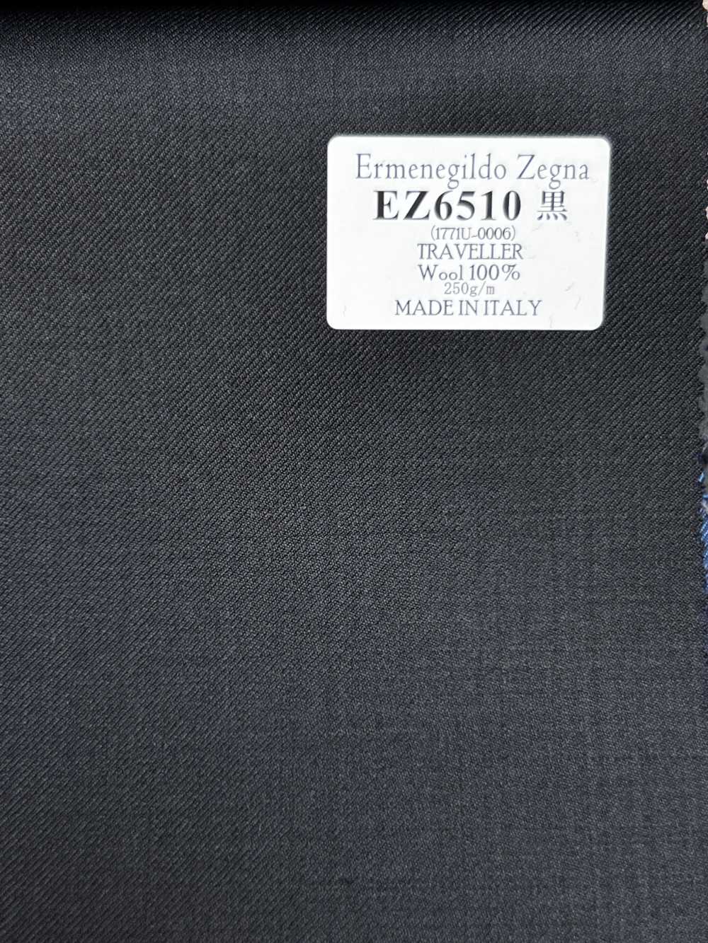 EZ6510 Ermenegildo Zegna TRAVELLER Black Solid[Fabric] HOSOI SYOJI