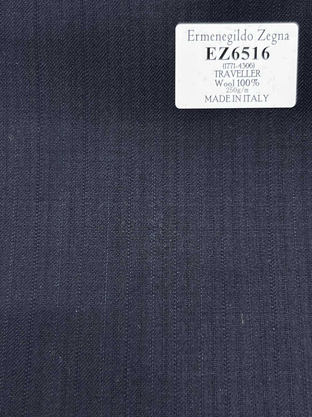 EZ6516 Ermenegildo Zegna TRAVELLER Navy Blue Stripe[Fabric] HOSOI SYOJI