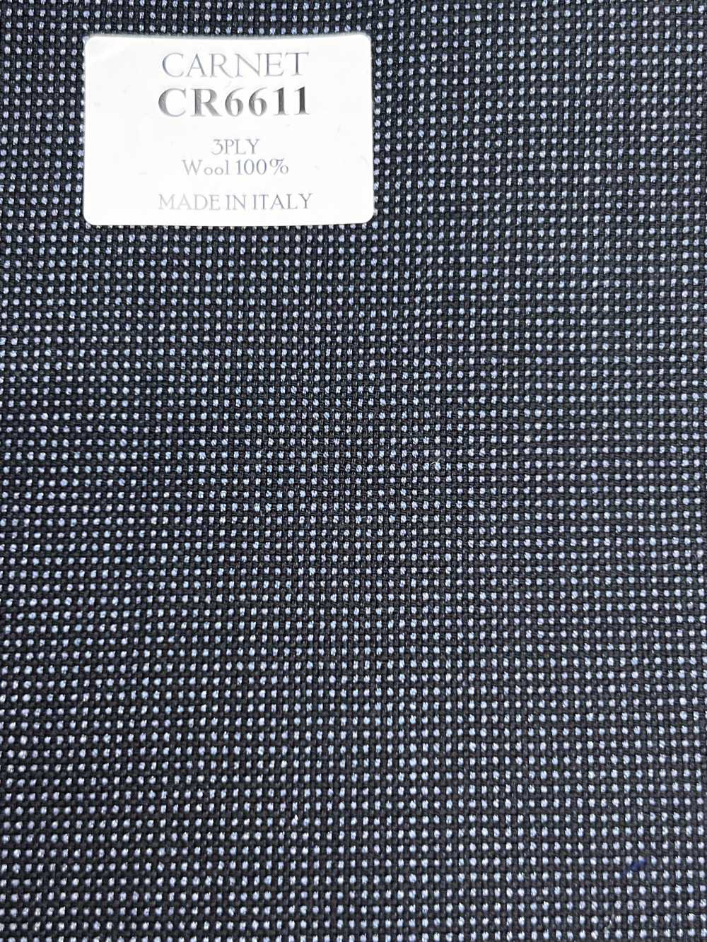 CR6611 CARNET 3-ply Navy Blue Check[Fabric] HOSOI SYOJI
