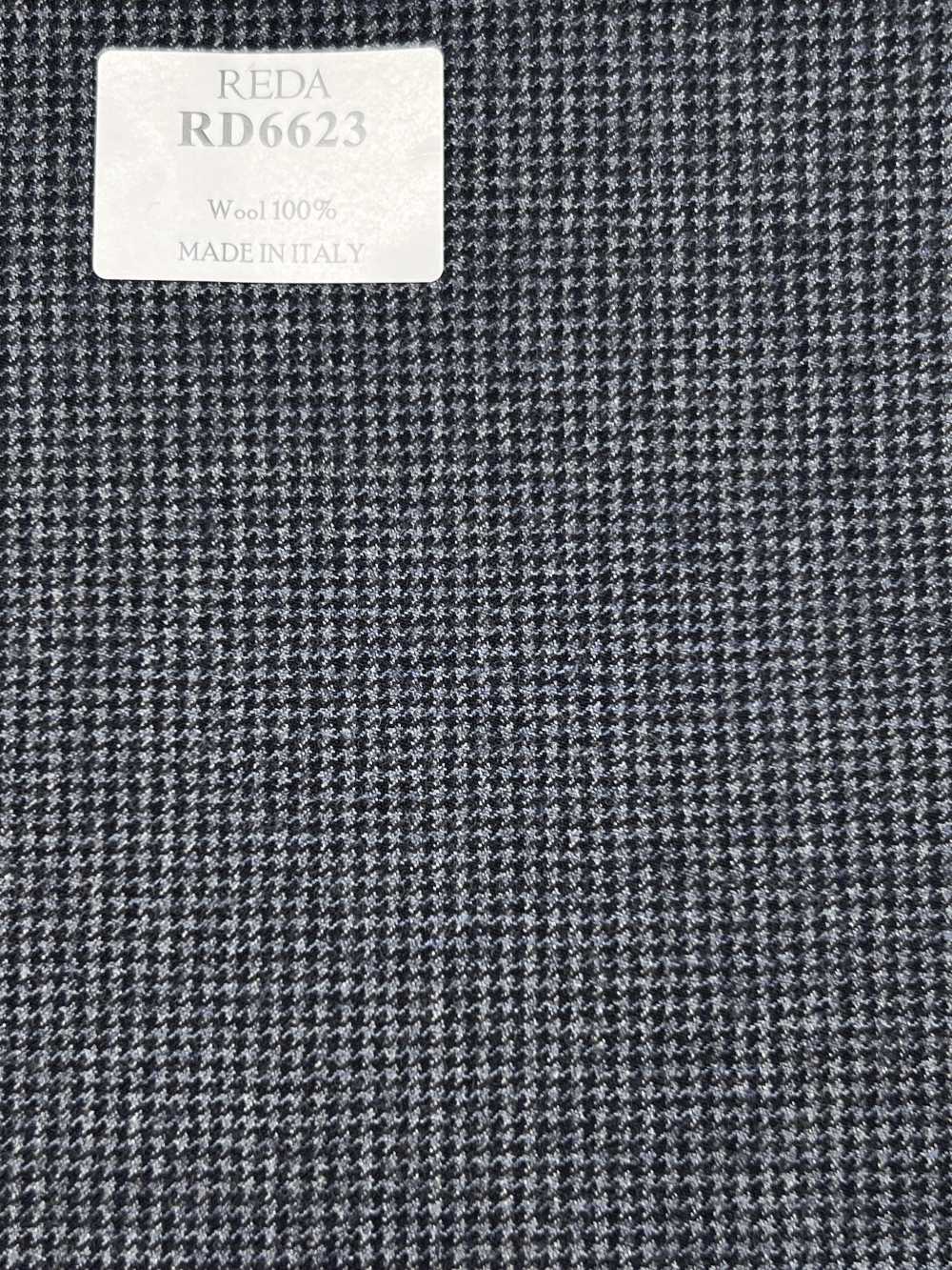 RD6623 REDA Saxe Houndstooth[Textile] HOSOI SYOJI