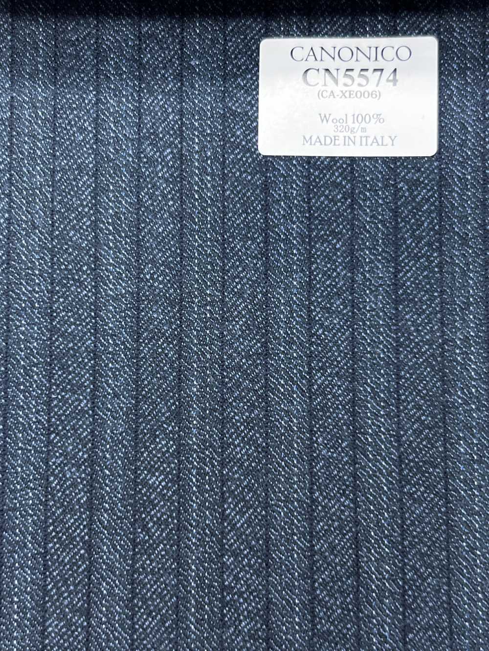 CN5574 CANONICO Super110's Turquoise Stripe[Fabric] HOSOI SYOJI
