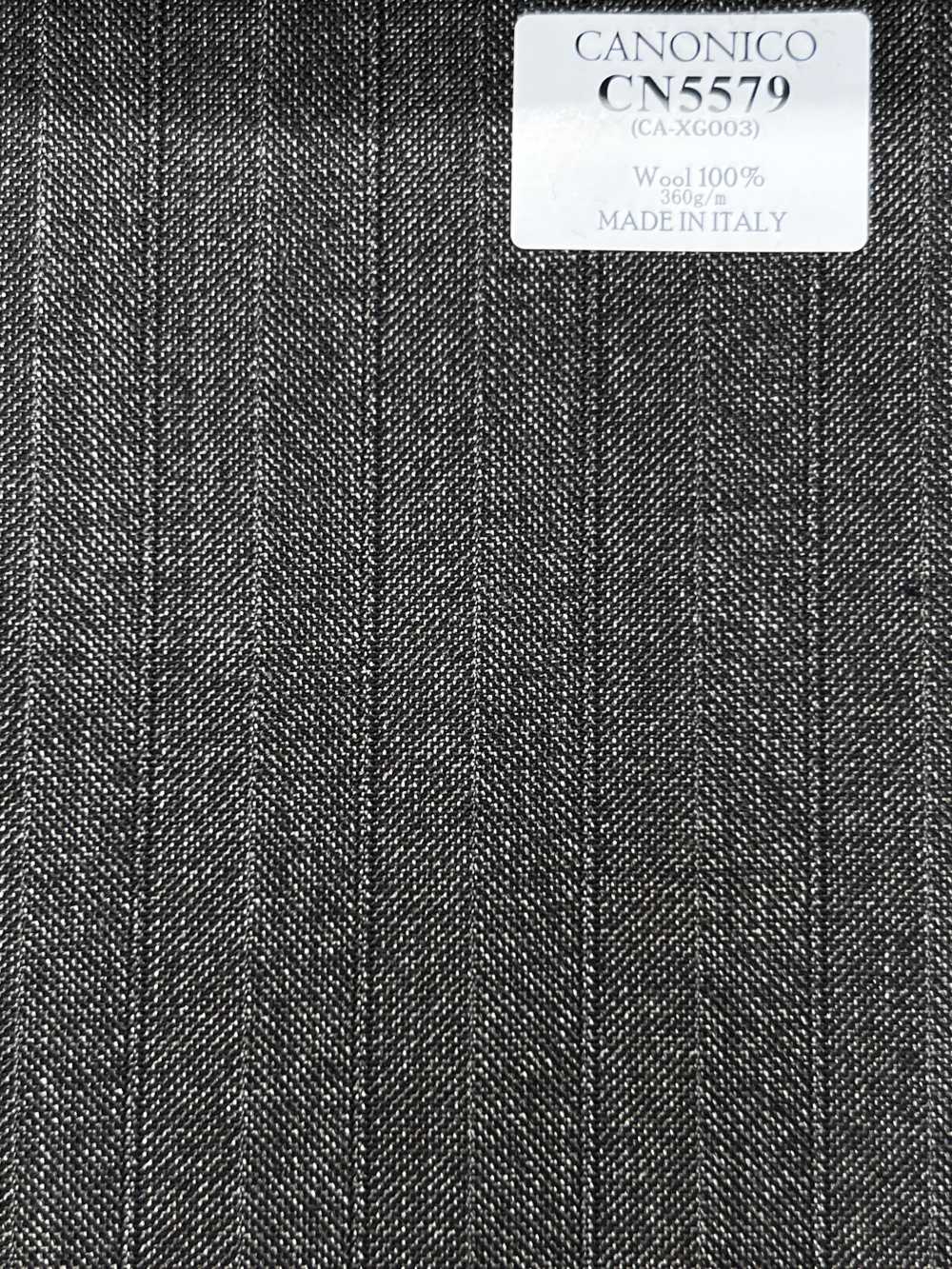 CN5579 CANONICO Super110's Brown Stripe[Fabric] HOSOI SYOJI