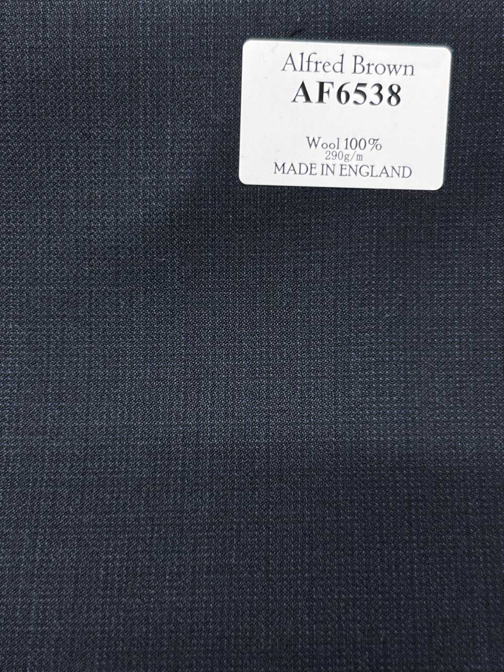 AF6538 Alfred Brown Navy Blue Solid[Fabric] HOSOI SYOJI