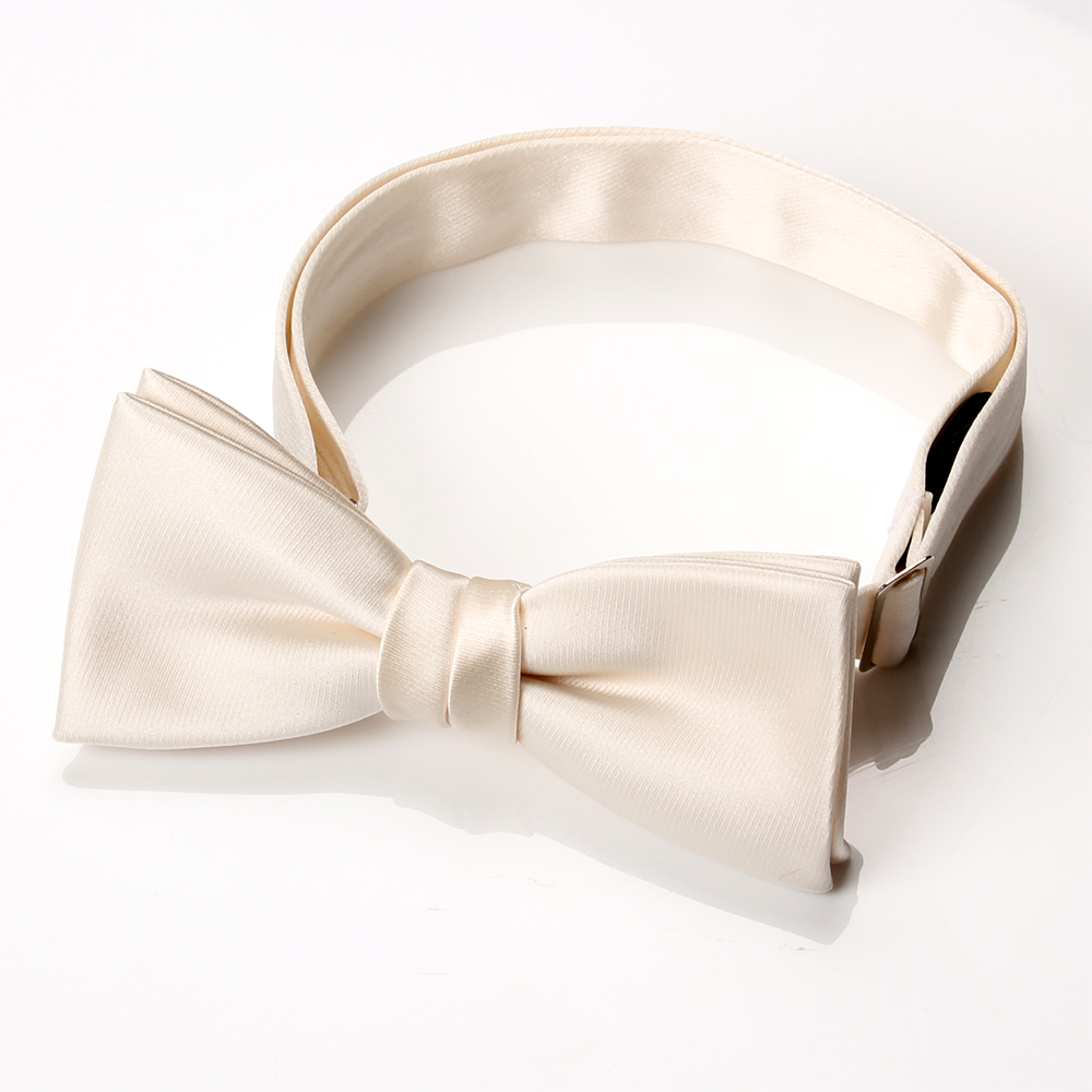 BF-203 High-quality Material Shawl Label Silk Used Bow Tie Off-white[Formal Accessories] Yamamoto(EXCY)