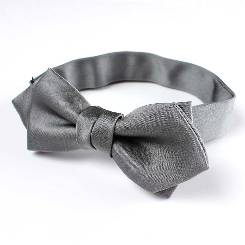 BFK-508 High-quality Material Shawl Label Silk Used Sword Bow Tie Gray[Formal Accessories] Yamamoto(EXCY)