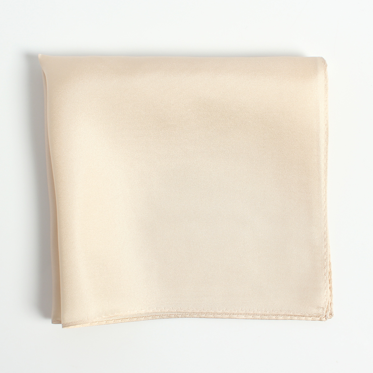 CF-1141 Made In Japan Twill 16 Momme Silk Pocket Square Beige[Formal Accessories] Yamamoto(EXCY)
