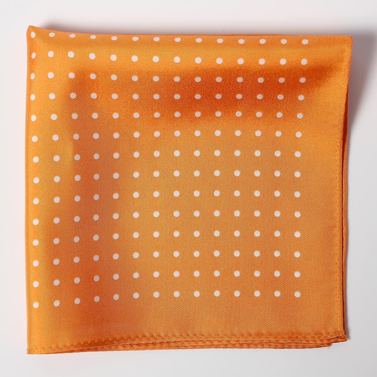 CFD-7OR Dot Print Silk Pocket Square Orange[Formal Accessories] Yamamoto(EXCY)