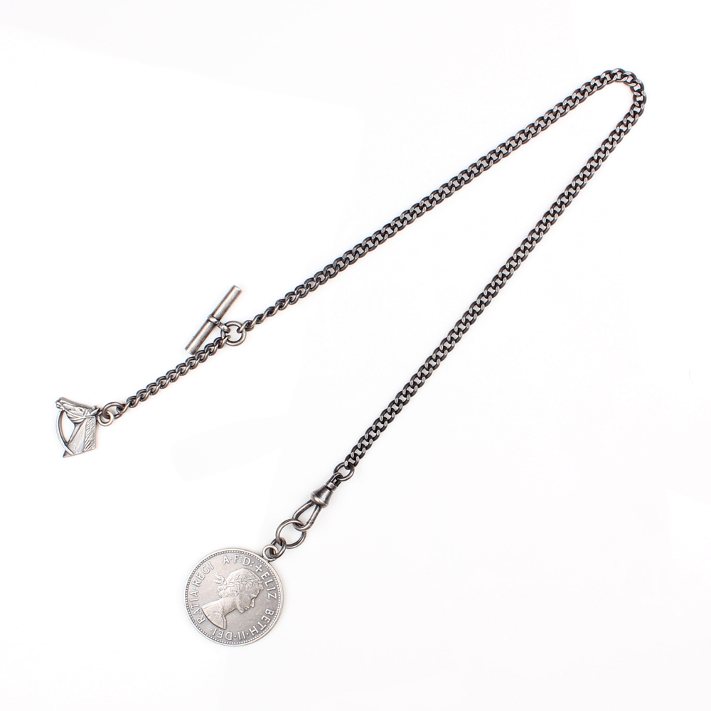 FOB-S Fob Chain Silver In The Vest Classic Style[Formal Accessories] Yamamoto(EXCY)