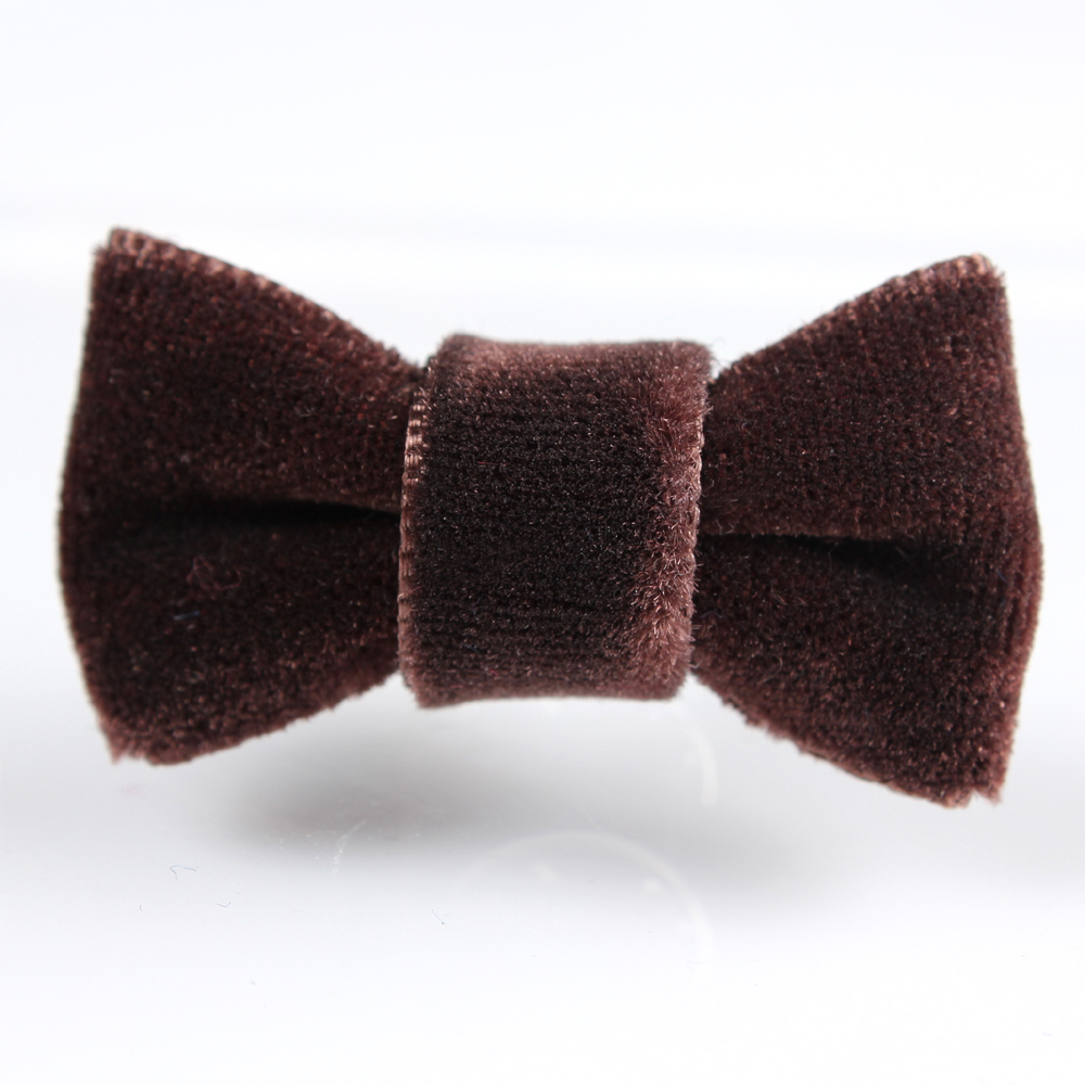 LPR-04 Velvet Ribbon Lapel Pin Brown[Formal Accessories] Yamamoto(EXCY)