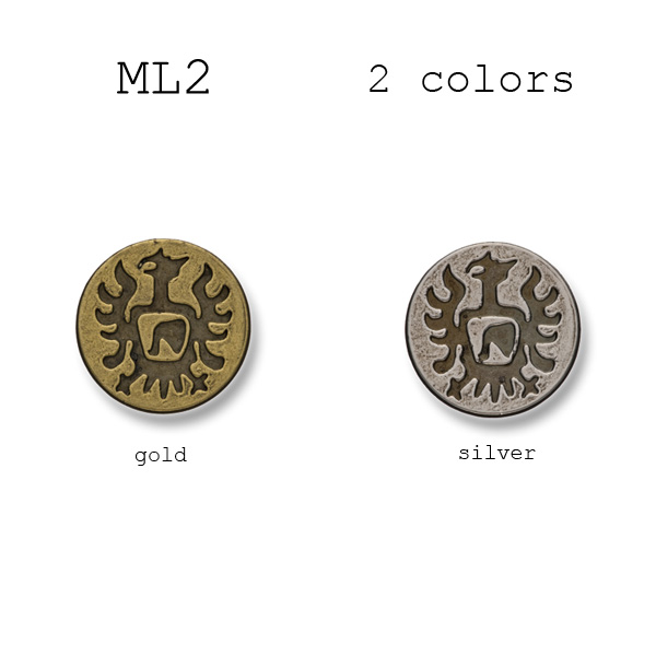 ML-2 Made In Italy Metal Buttons For Suits And Jackets