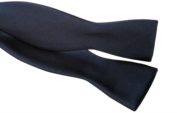 MT-107 High-quality Material Shawl Label Silk Hand-knot Bow Tie Navy Blue[Formal Accessories] Yamamoto(EXCY)