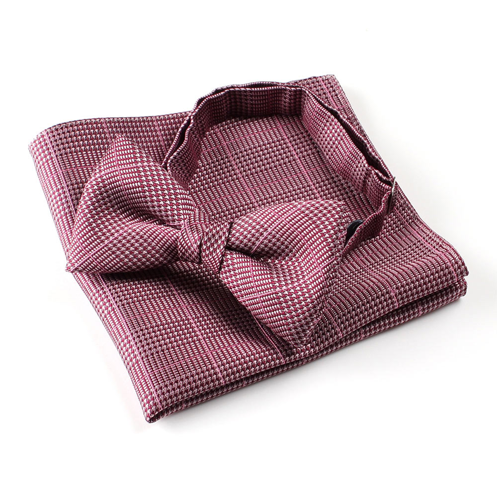 VBF-17 VANNERS Textile Used Bow Tie Enji Wine Red[Formal Accessories] Yamamoto(EXCY)