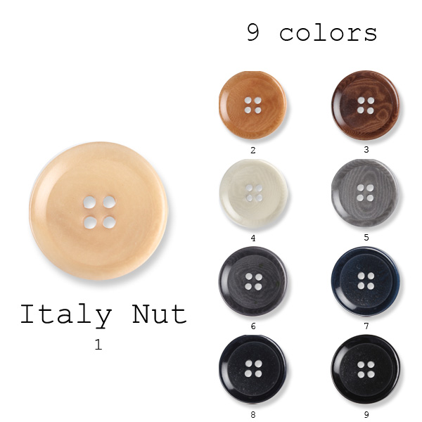 イタリーナット Made In Italy Book Nut Button UBIC SRL