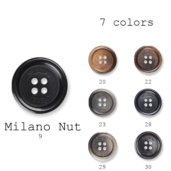 ミラノナット Nut Button For Suits And Jackets Made In Italy