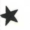Hoshigaradai - Off-White/Black Star Hoshigaradai - Off-White/Black Star