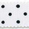 White × Black Polka Dots