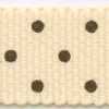 Cream X Polka Dot Dark Brown