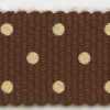 Dark Brown × Polka Dot Beige