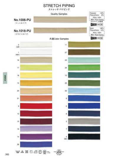 1006-PU Stretch Piping Approx. 10 Mm