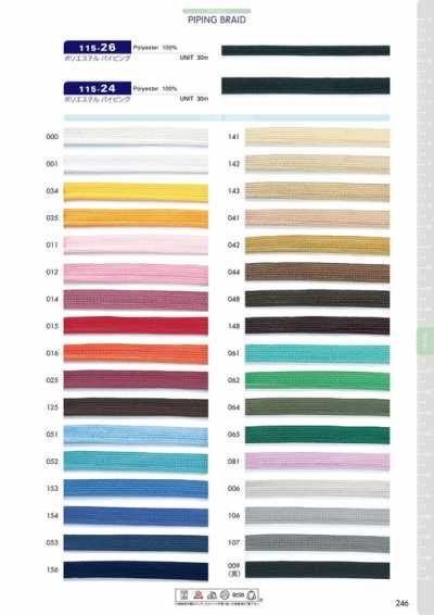 115-26 Polyester Piping Approx. 5 Mm