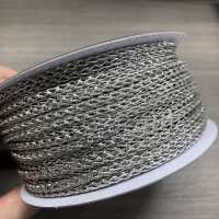 123-734- Metallic Chain Cord Thick (777)[Ribbon Tape Cord] DARIN Sub Photo